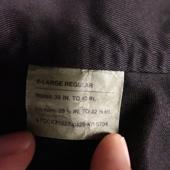 Rothco BDU Tactical Cargo Pants - Black - Men's Size XL Regular - Picture 4 of 12